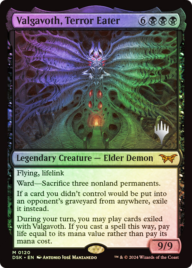 Valgavoth, Terror Eater (Promo Pack) (Duskmourn: House of Horror