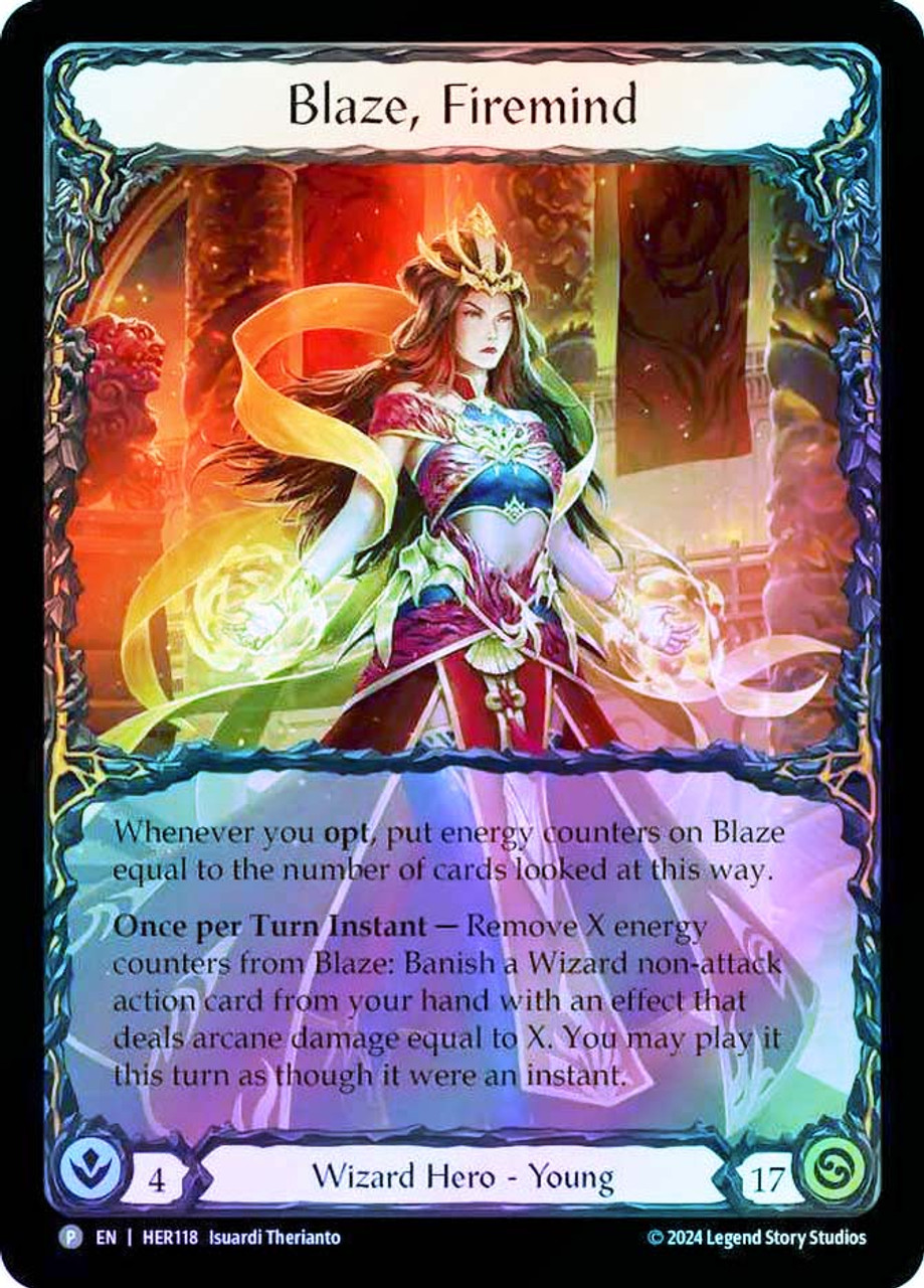 Blaze, Firemind (Skirmish) (Extended Art) | Promotional