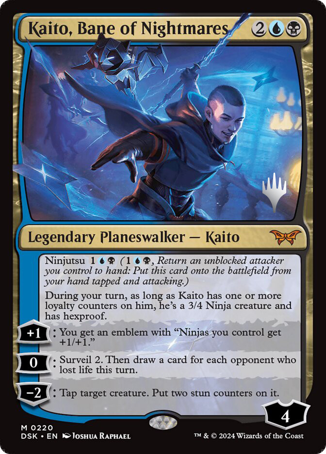 Kaito, Bane of Nightmares (Promo Pack) (Duskmourn: House of Horror