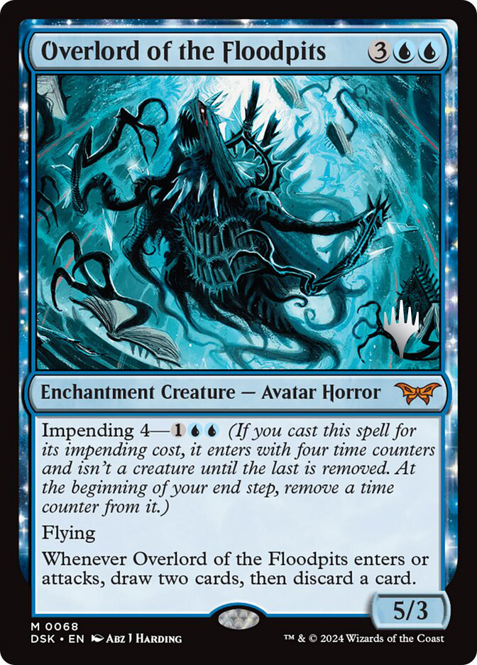 Overlord of the Floodpits (Promo Pack) (Duskmourn: House of Horror