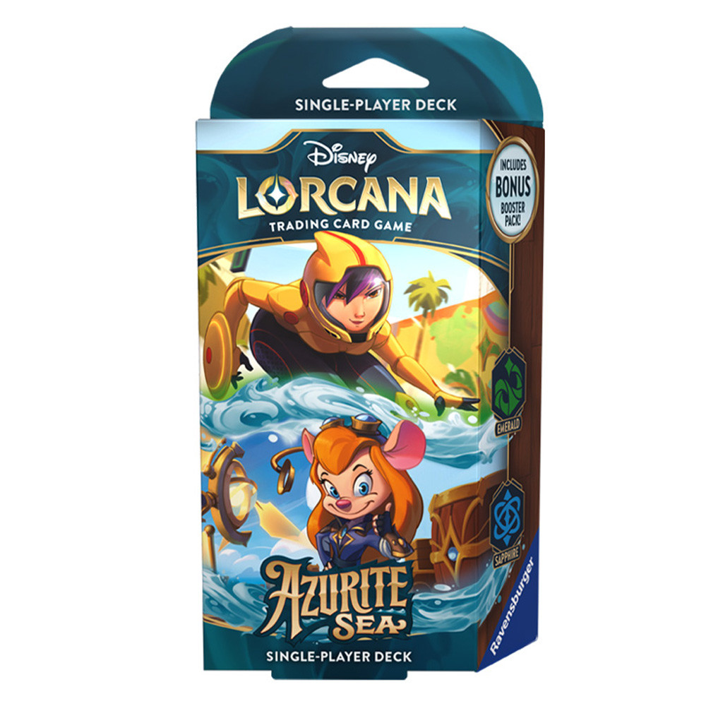 Disney Lorcana - Azurite Sea Starter Deck (Emerald/Sapphire)