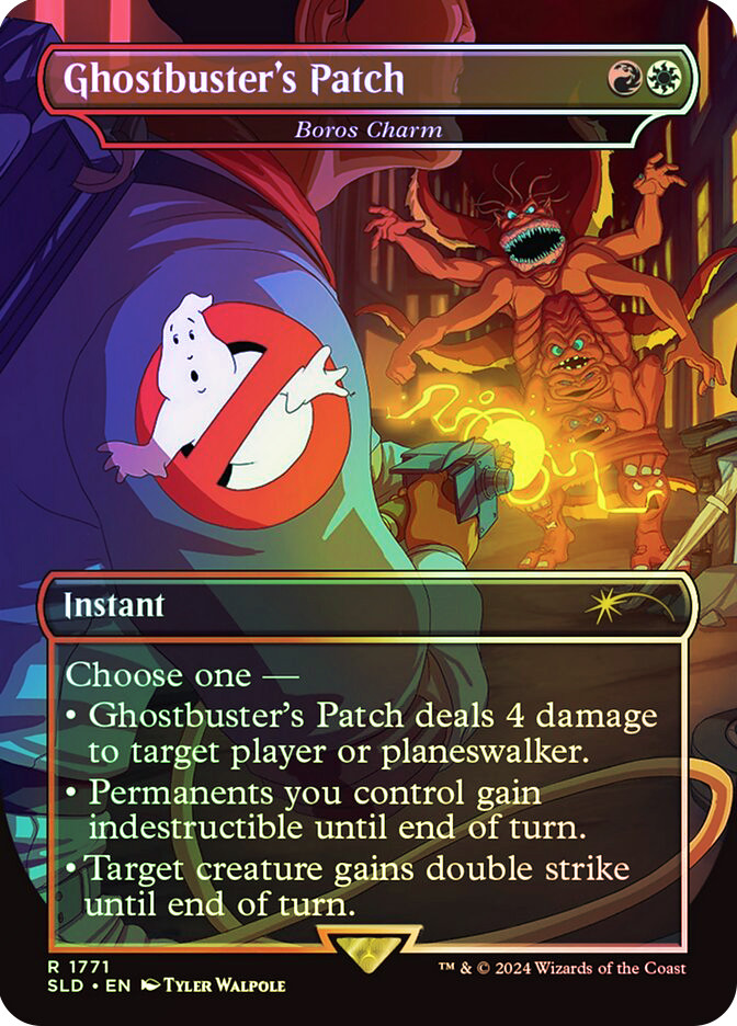 ボロスの魔除け/ Boros Charm secret lair 4枚セット Boros Charm (Ghostbuster's Patch) (Ghostbusters) | Secret Lair