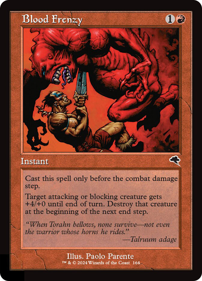 その他 Frenzy - In The Blood - Limited Edition wgteh8f Blood Frenzy (Mystery Booster 2) (Tempest) | Promo | Star City Games
