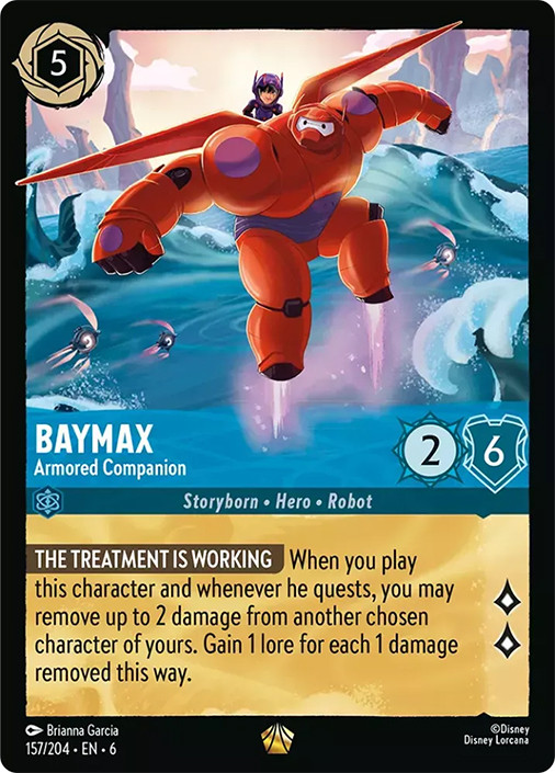 その他 Disney Lorcana Baymax Armored Companion Baymax - Armored Companion | Azurite Sea | Star City Games