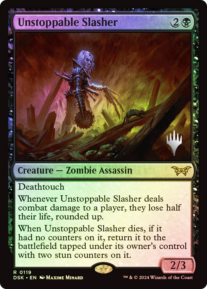 Unstoppable Slasher (Promo Pack) (Duskmourn: House of Horror