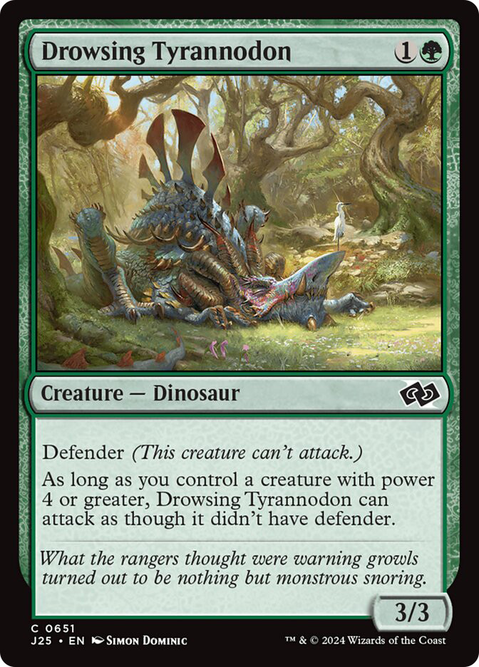 mtg foundations dinosaur cards all MTG Commander Deck EDH Deck Pantlaza, Sun-Favored 100 Magic Cards Custom Deck Dinosaur Kindred Dinosaurs Other Dinosaurs you control get +1/+1. Dinosaur Commander Deck - Custom