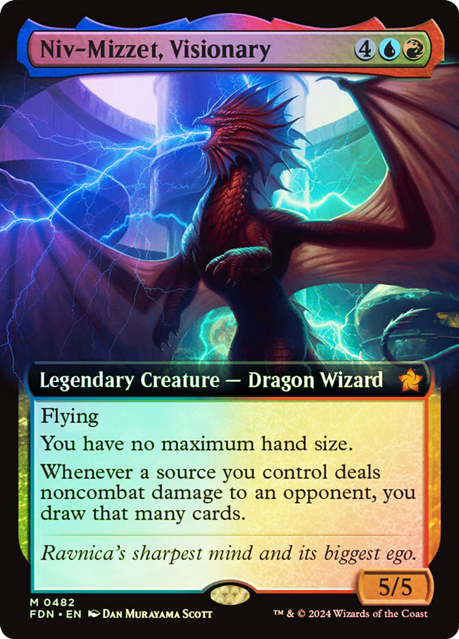 Niv-Mizzet, Visionary (Extended Art) | Foundations
