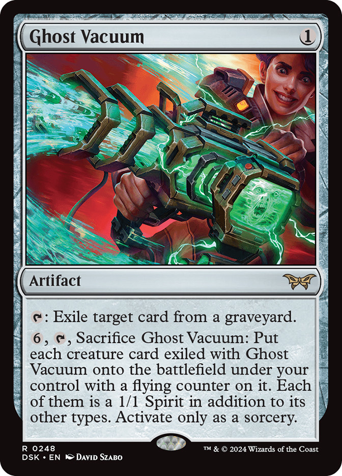 ghost mtg cards Captain N'ghathrod (#2183) (foil) (borderless) Destroy target land Ghost Vacuum (248) - Duskmourn: