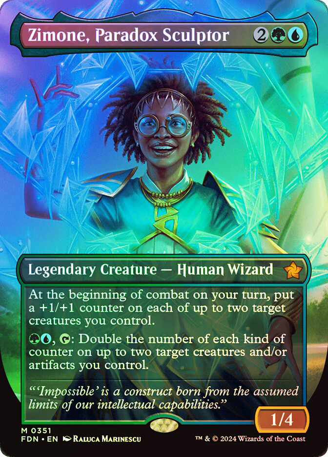 バシクルモン、ミズトンボソウ Zimone, Paradox Sculptor | Foundations | Star City Games