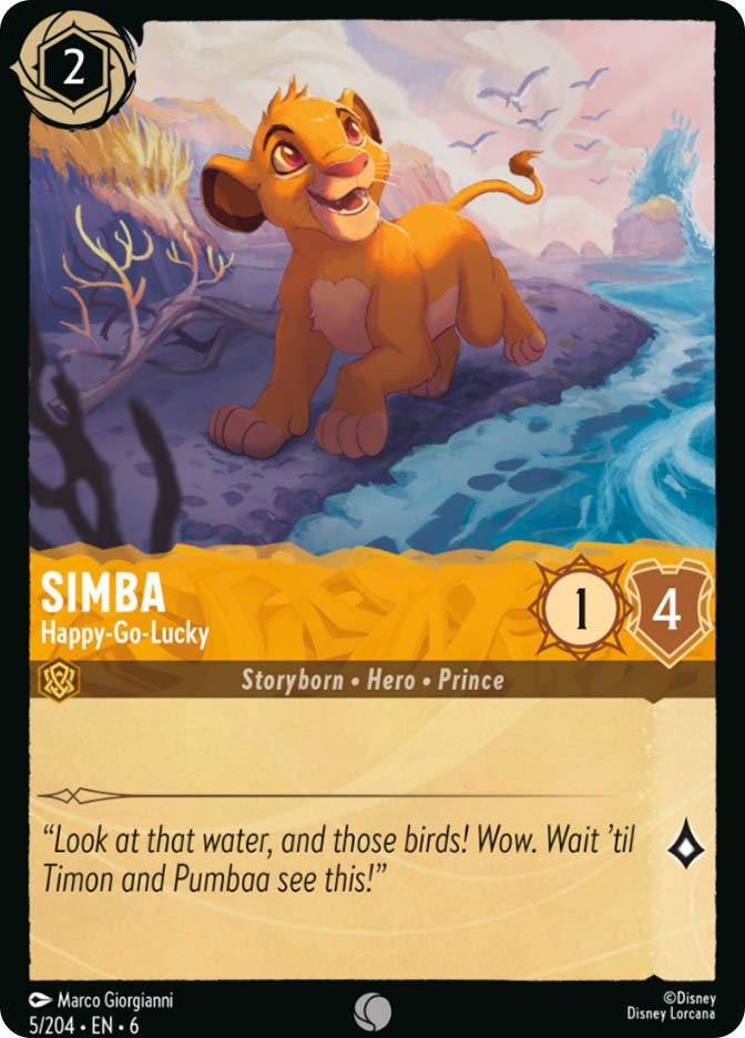 Simba - Happy-Go-Lucky | Azurite Sea | Star City Games