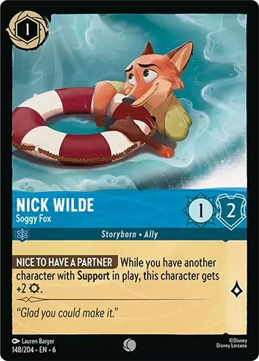 Nick Wilde - Soggy Fox | Azurite Sea | Star City Games