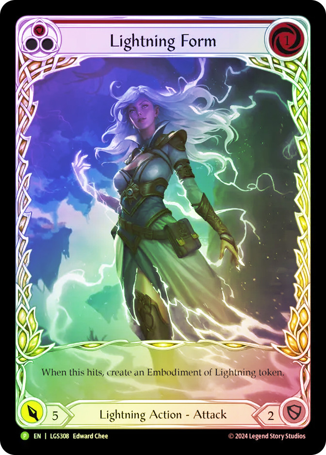 Lightning Form (Red) (Skirmish) | Promotional Cards | Star City Games