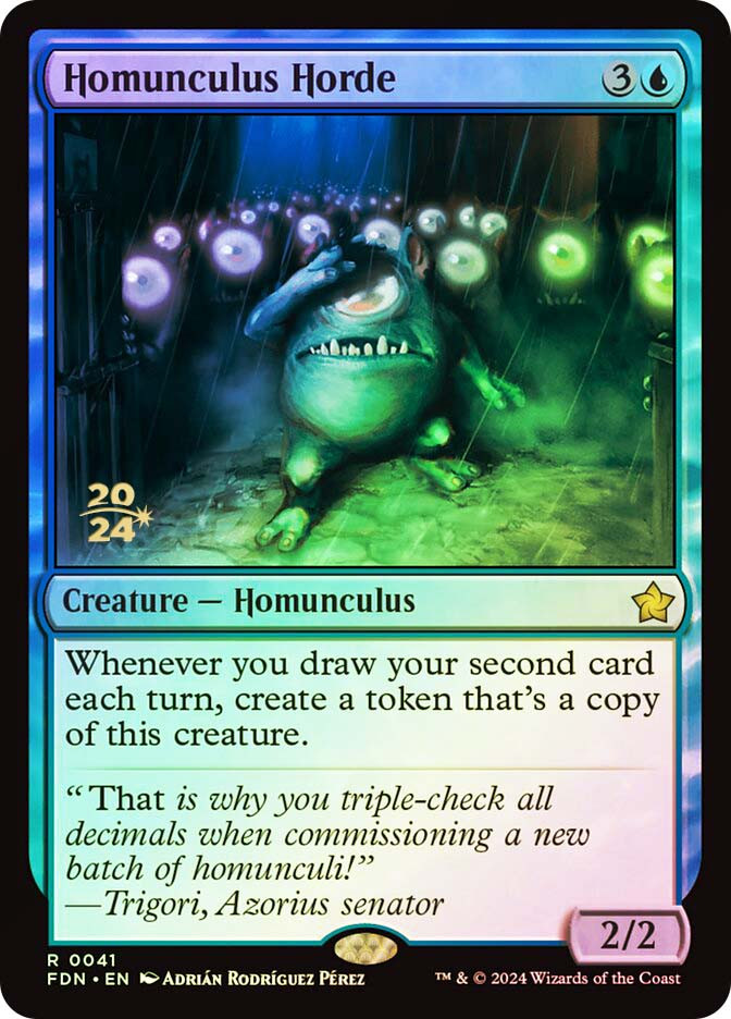 Homunculus Horde (Prerelease) (Foundations) | Promo | Star City Games