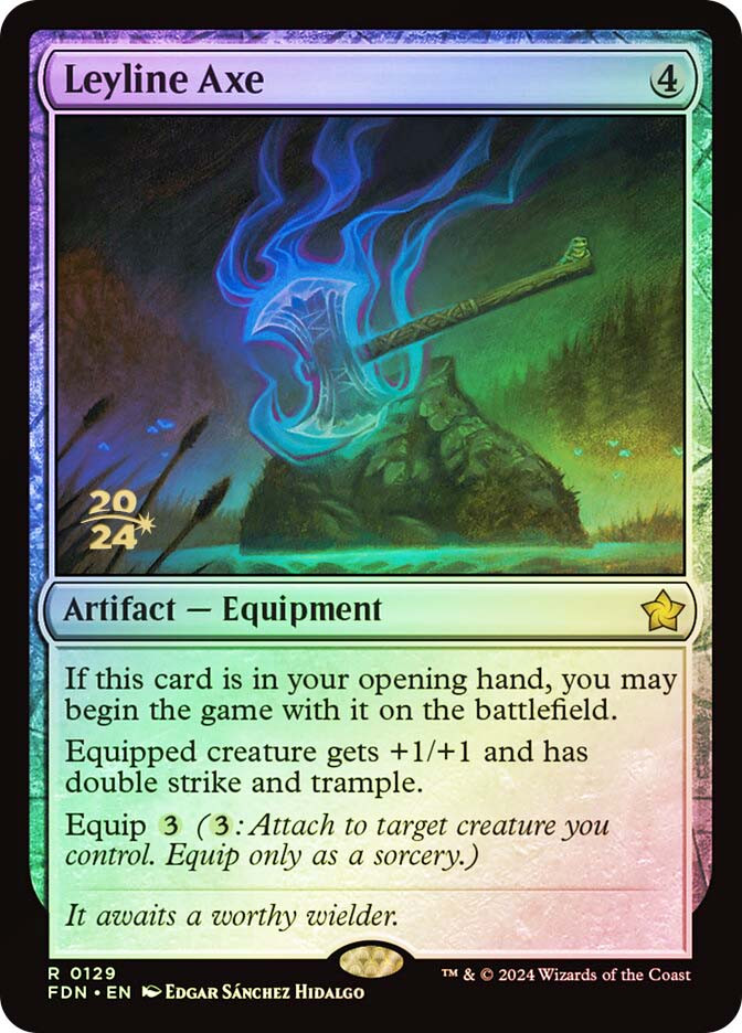 Leyline Axe (Prerelease) (Foundations) | Promo | Star City Games