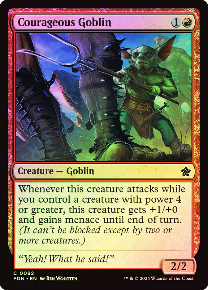 Courageous Goblin | Foundations | Star City Games