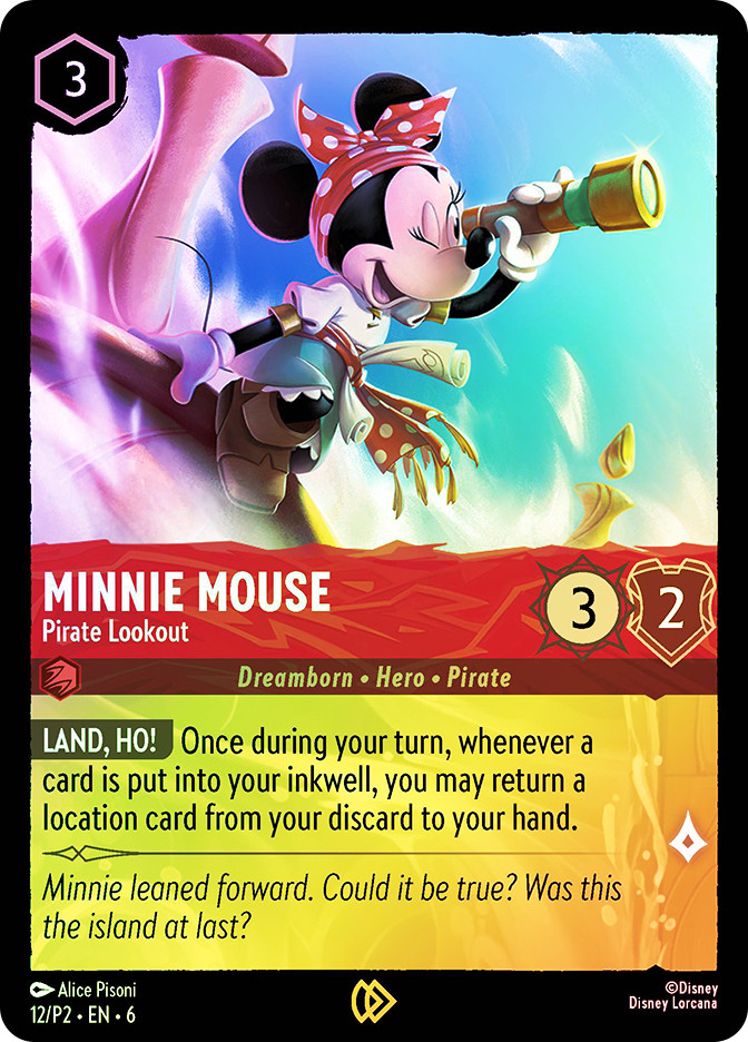 PSA10 Disney Lorcana ミニーマウス3194 Minnie Mouse - Pirate Lookout (League) | Promotional Cards | Star