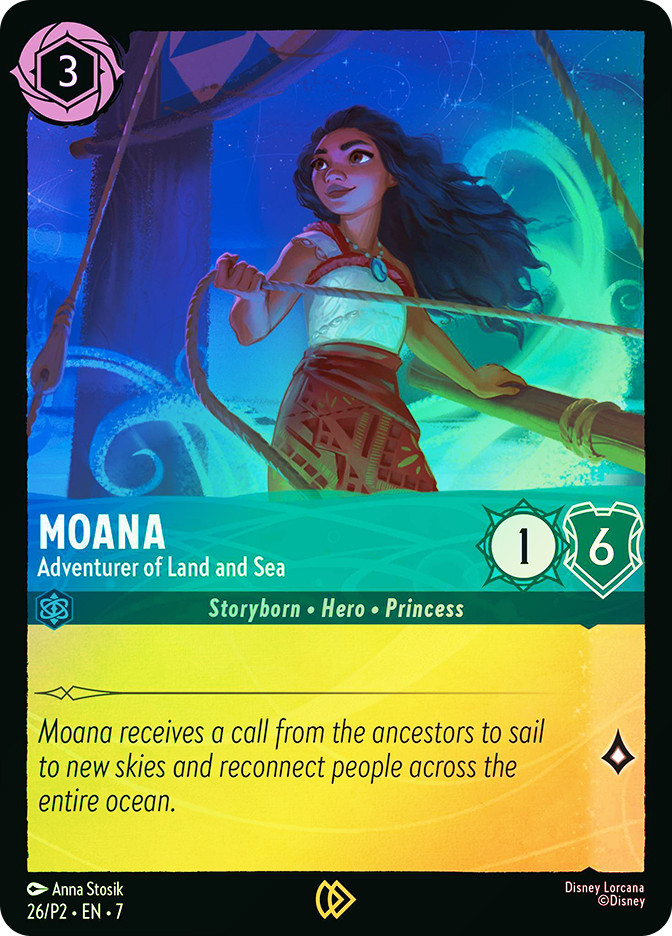 Moana - Adventurer of Land and Sea (Theater) | Promotional Cards