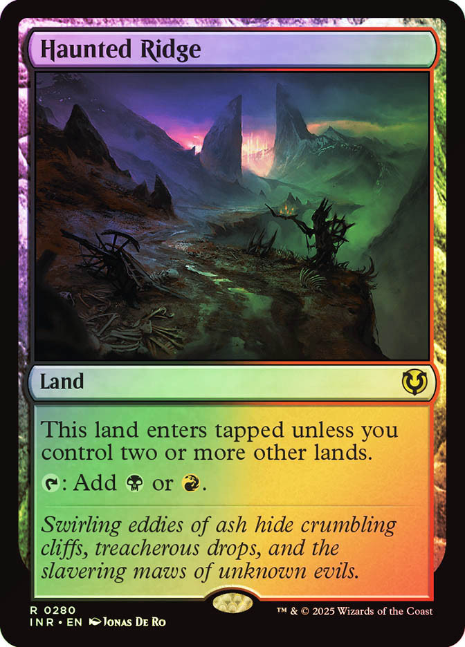 MID 263 Magic: The Gathering Haunted Ridge Land Card (263