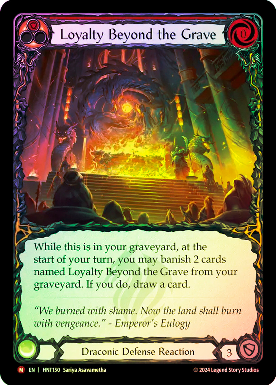 その他 Fab Loyalty Beyond the Grave EA RF Loyalty Beyond the Grave - The Hunted - Flesh & Blood TCG