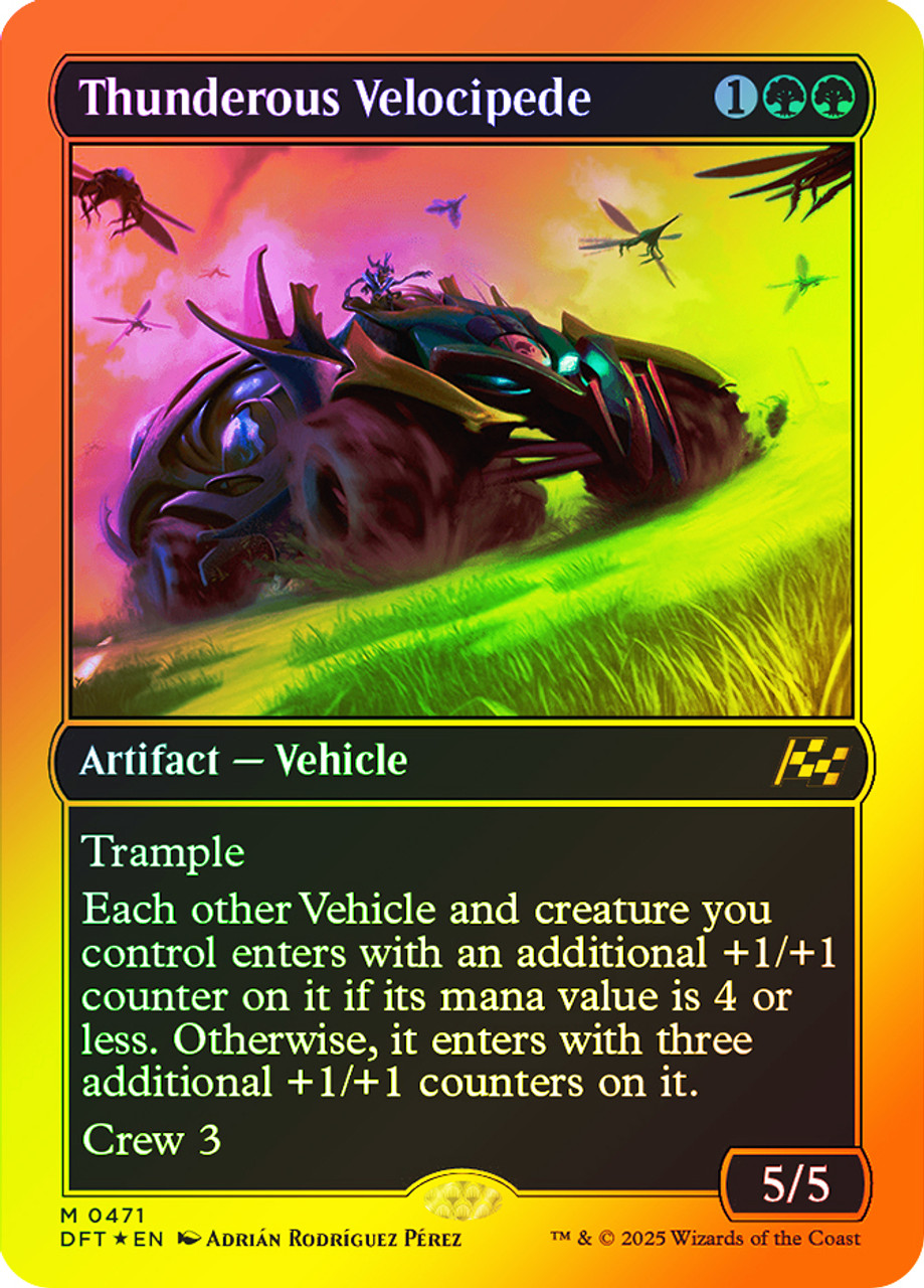 Thunderous Velocipede (First Place Foil) | Aetherdrift