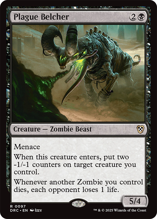 Plague Belcher | Aetherdrift Commander | Star City Games