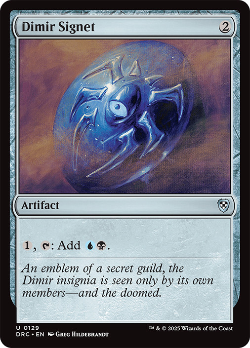 Dimir Signet | Aetherdrift Commander | Star City Games
