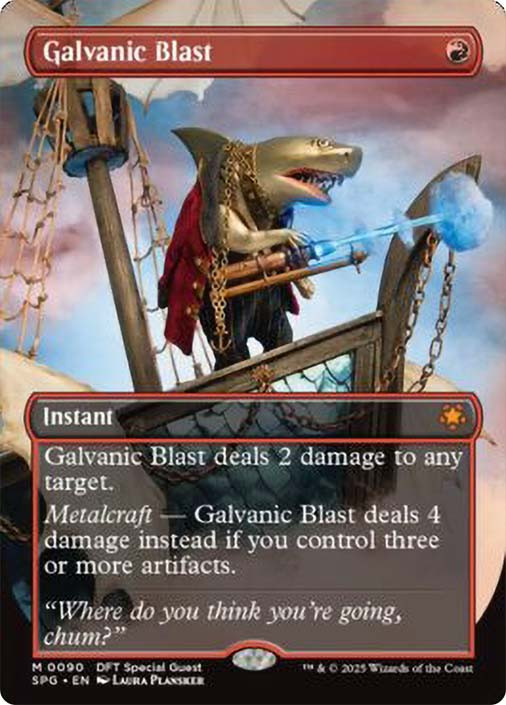 metalcraft mtg cards Carapace Forger Human Knight Galvanic Blast (foil)