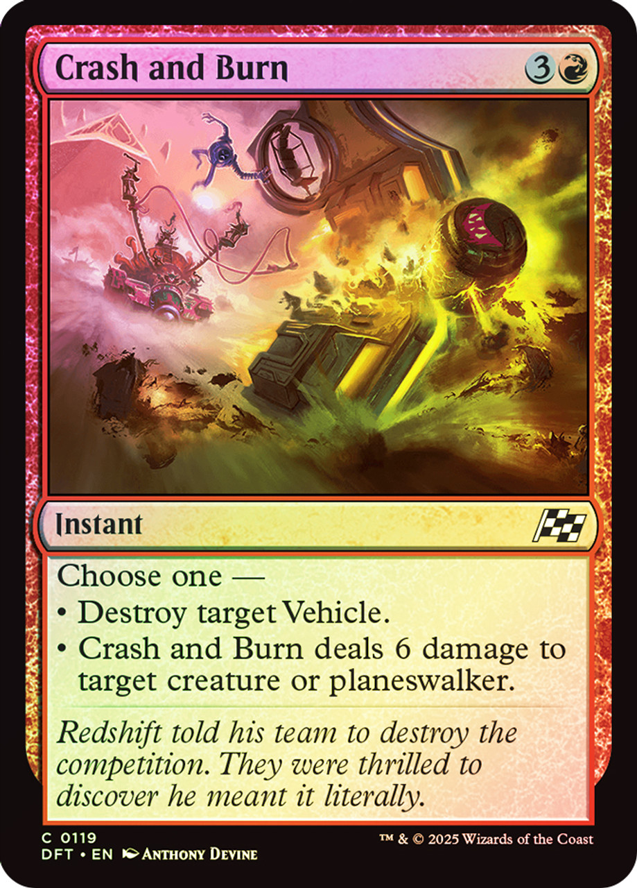 Crash and Burn | Aetherdrift | Star City Games