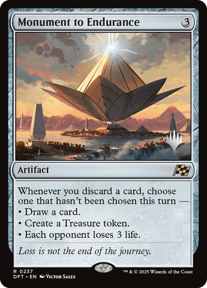 mtg 忍耐の記念碑 Monument to Endurance 4枚セット Monument to Endurance (Promo Pack) (Aetherdrift) | Promo | Star