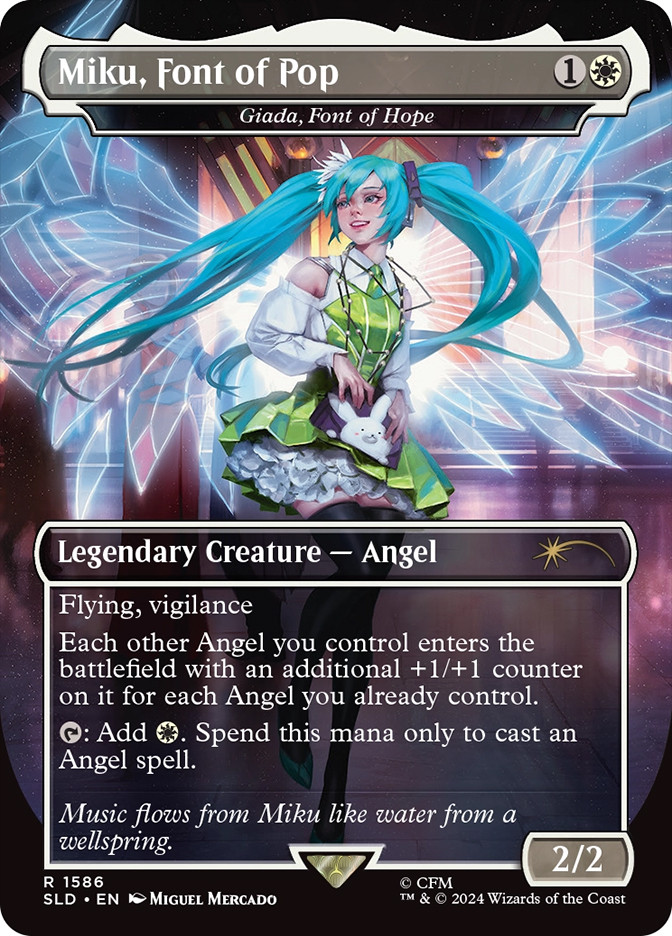 miku card mtg Magic the Gathering Secret Lair Hatsune Foil Chord of Calling PSA 10 The Gathering set Secret Lair Drop. All MTG Hatsune Miku Secret