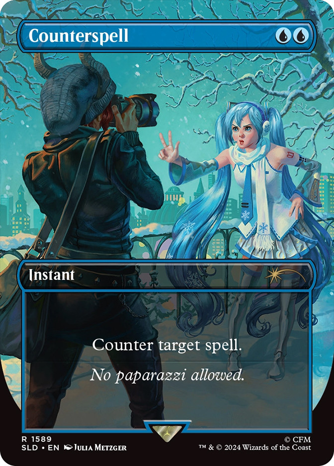 miku card mtg Magic The Gathering, Secret Lair: Secret Lair x Hatsune Miku: Digital  Monster Games Destroy target artifact or enchantment Counterspell (Hatsune Miku) | Secret