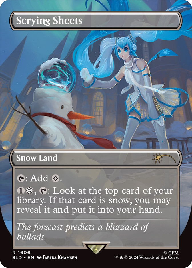Scrying Sheets (Hatsune Miku) | Secret Lair Drop | Star City Games