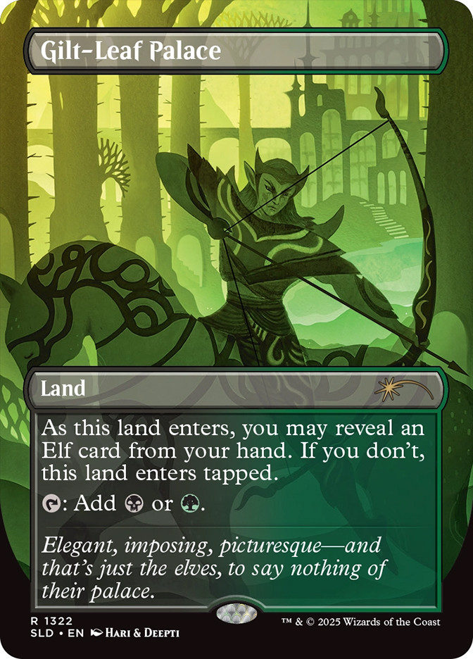 LRW 光り葉の宮殿/Gilt-Leaf Palace Foil MTG Gilt-Leaf Palace | Secret Lair Drop | Star City Games