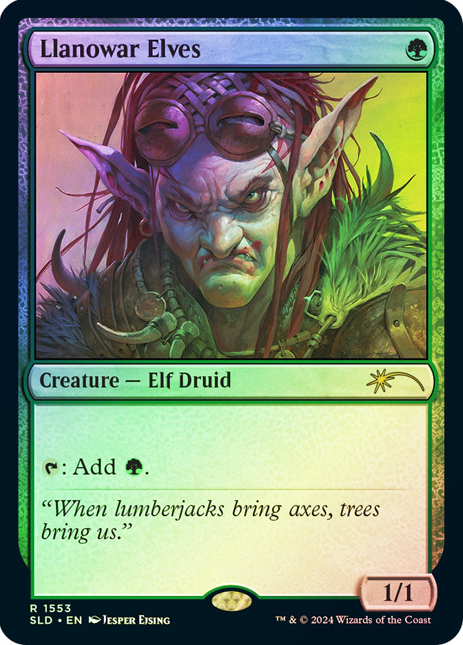 Llanowar Elves (#1553) | Secret Lair Drop | Star City Games