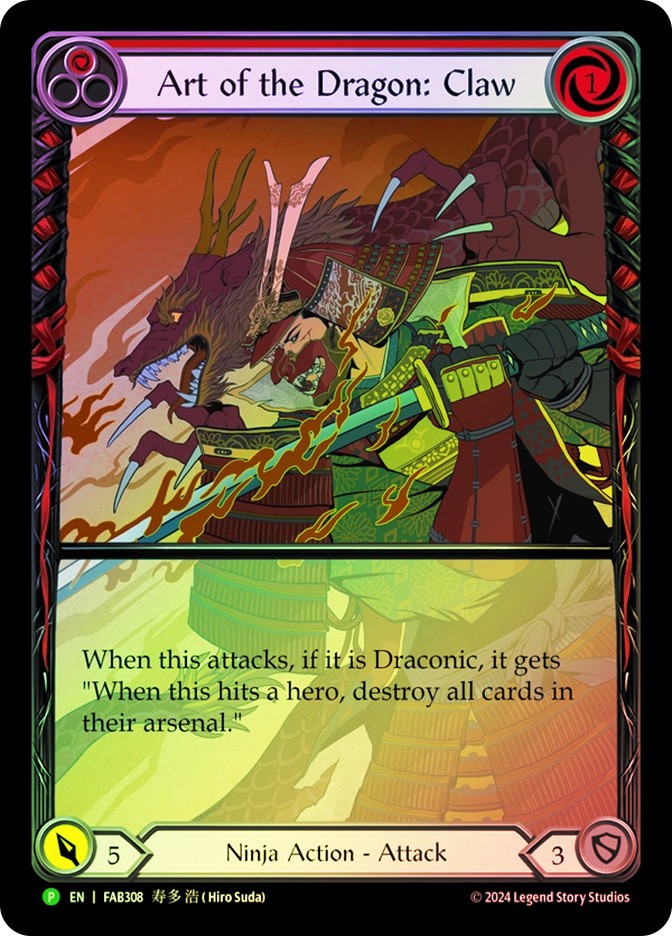 Art of the Dragon: Claw (Calling) | Promotional Cards | Star City