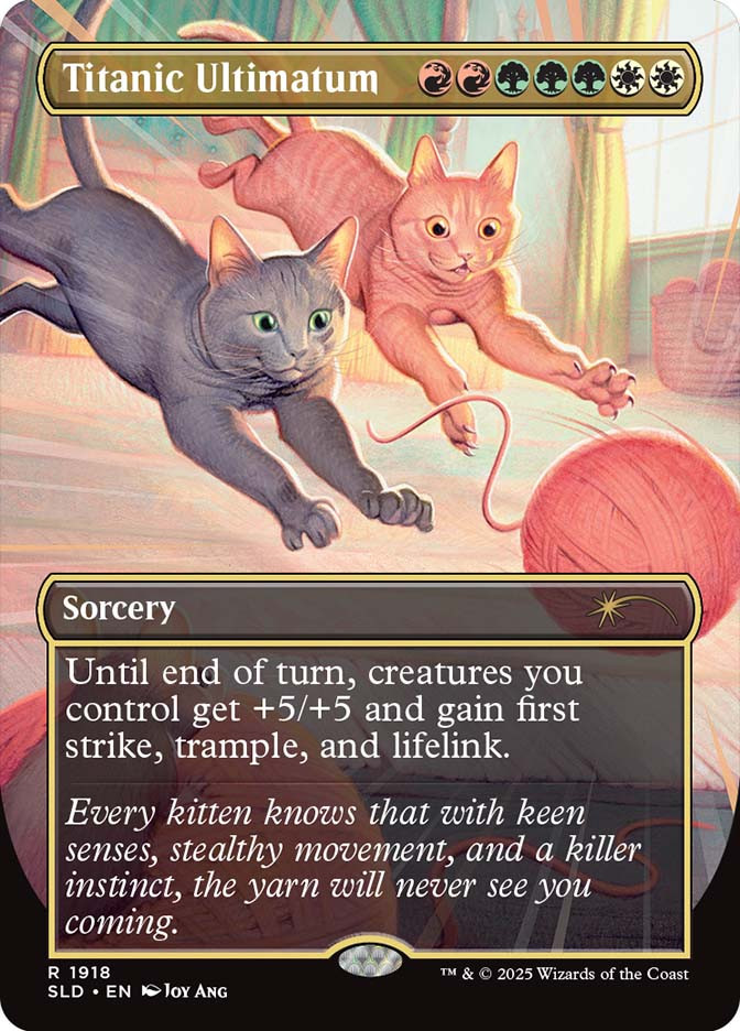 mtg titanic card Magic The Gathering - Growth and trample. This card is way too