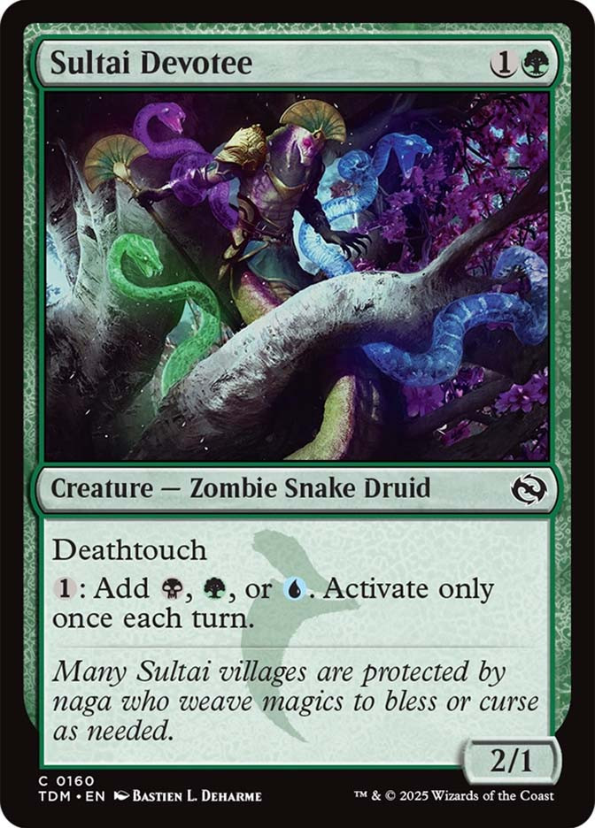 best sultai cards mtg Devotee | Tarkir: Dragonstorm Put X+1/+1 counters on target creature MTG: Go Down to the
