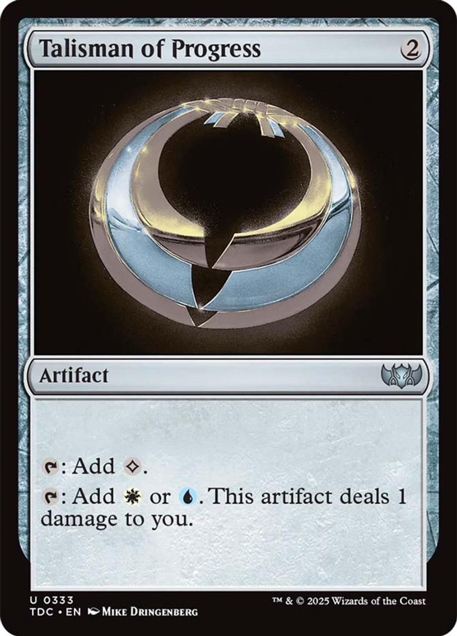 発展のタリスマン/Talisman of Progress MRD日本語foil Talisman of Progress | Tarkir: Dragonstorm Commander | Star
