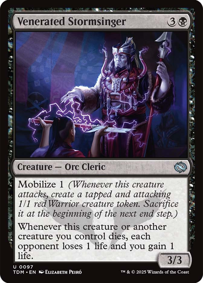 Venerated Stormsinger | Tarkir: Dragonstorm | Star City Games