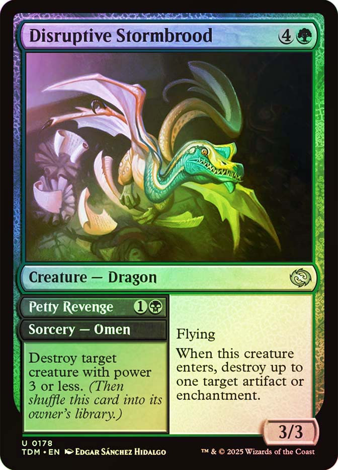 Disruptive Stormbrood // Petty Revenge | Tarkir: Dragonstorm