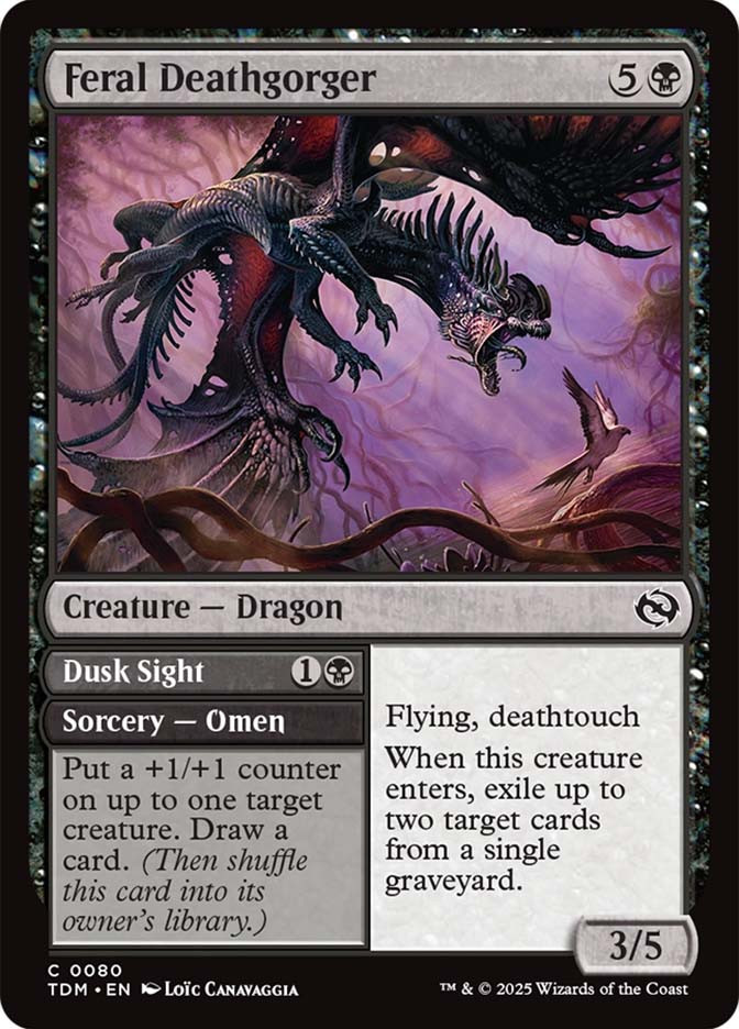 Feral Deathgorger // Dusk Sight | Tarkir: Dragonstorm | Star City