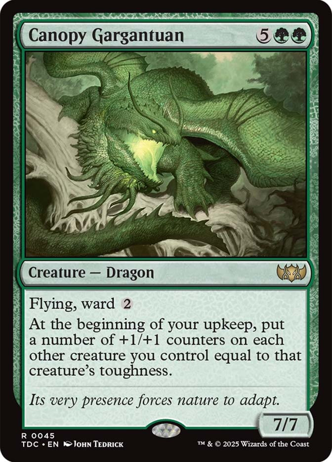 Canopy Gargantuan | Tarkir: Dragonstorm Commander | Star City Games
