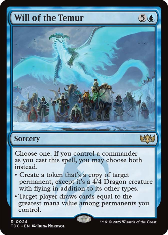 Will of the Temur | Tarkir: Dragonstorm Commander | Star City Games