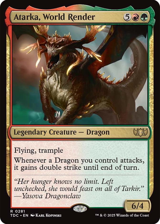 Atarka, World Render | Tarkir: Dragonstorm Commander | Star City Games