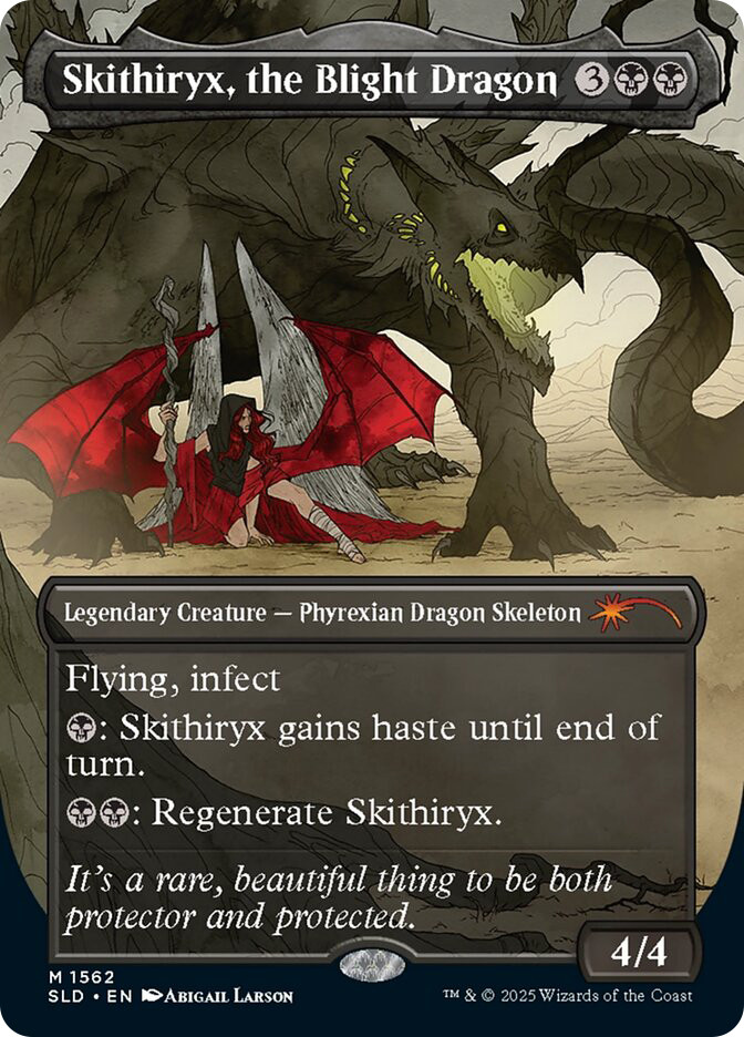 mtg skithiryx commander deck Loving a non-competitive Magic: The Gathering 1 counters and to players in the form of poison counters.) Skithiryx, the Blight Dragon INFECT