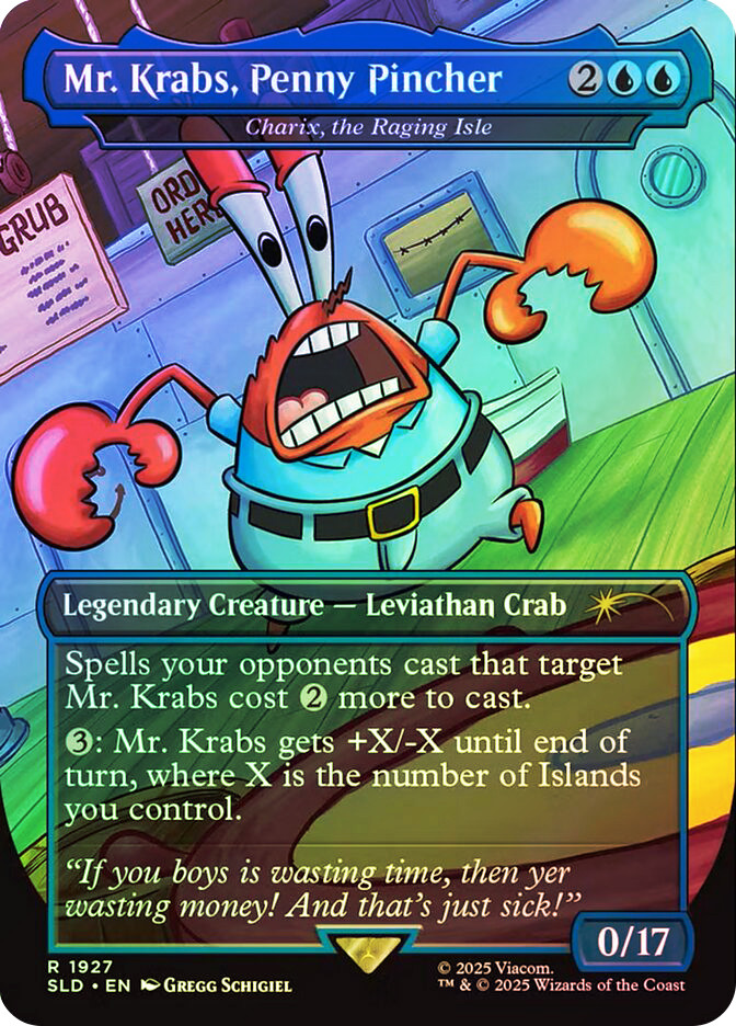 Charix, the Raging Isle (Mr. Krabs, Penny Pincher) (SpongeBob