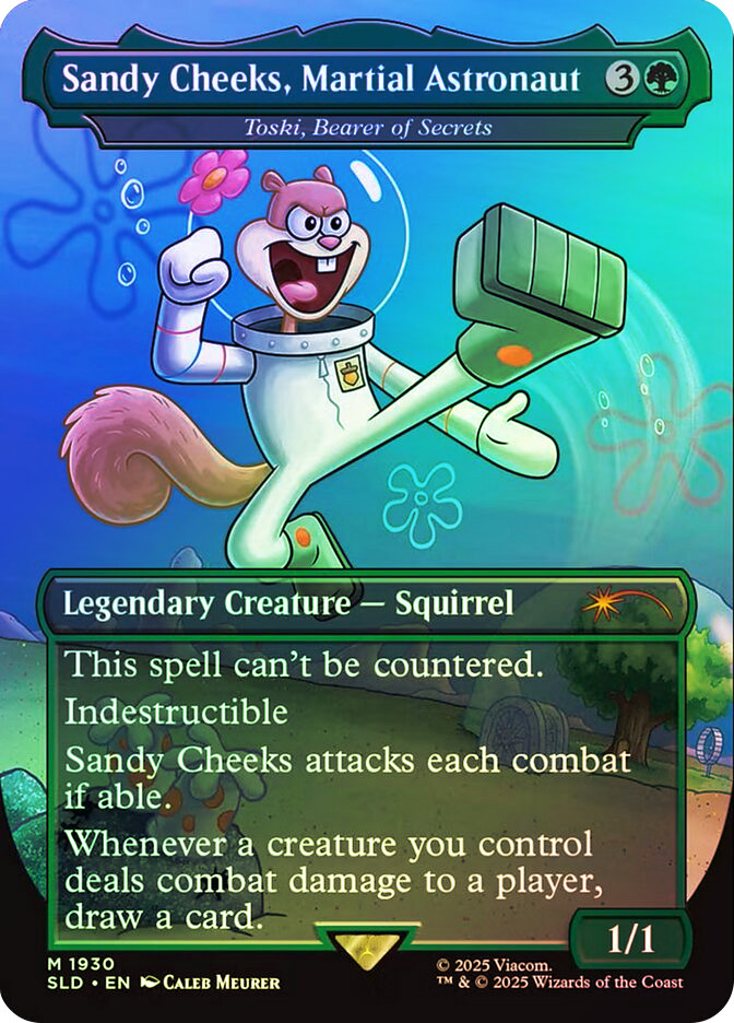 sandy cheeks mtg card Cheeks, Martial Astronaut This spell cant be countered SpongeBob prices #mtg #magicthegathering #mtgcommunity