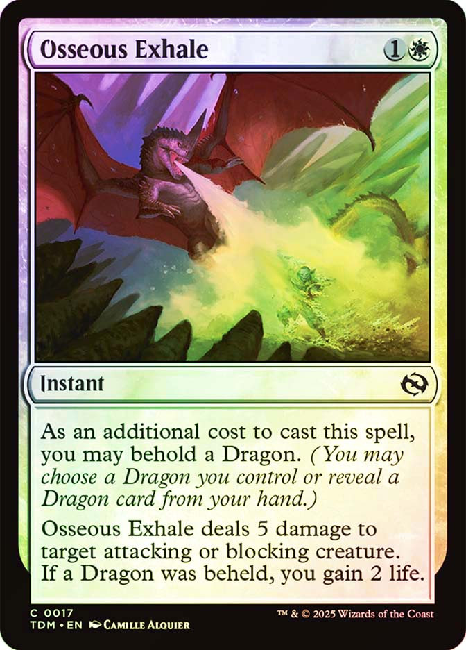 Osseous Exhale | Tarkir: Dragonstorm | Star City Games