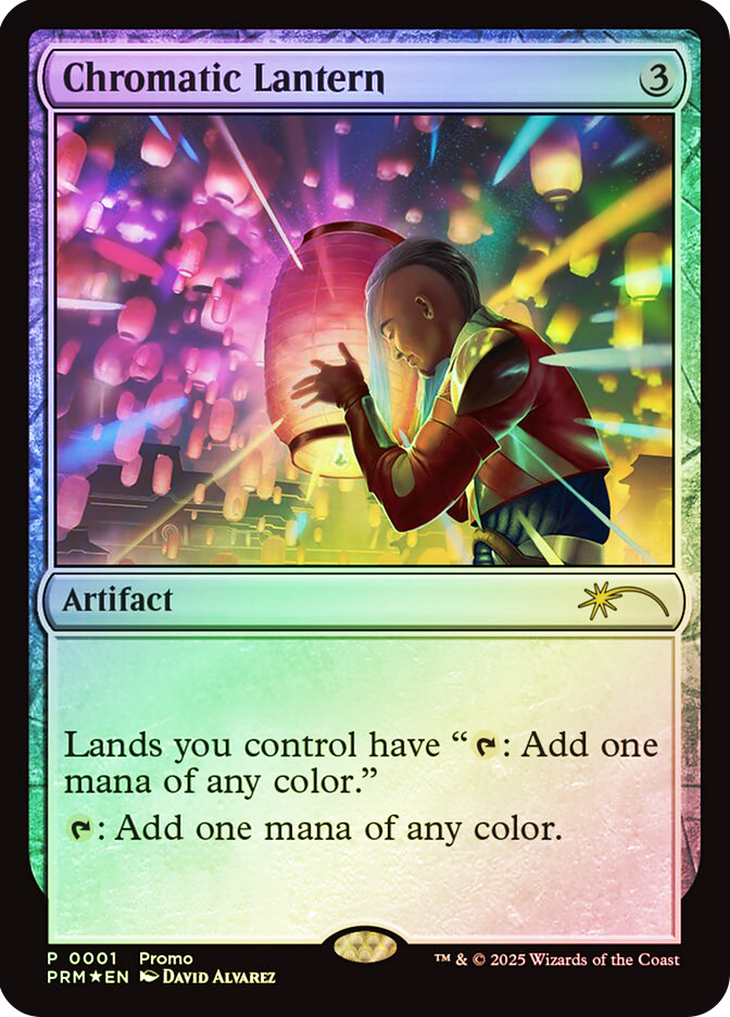 アーティストプルーフ 彩色の灯籠/Chromatic Lantern MTG Chromatic Lantern - The Brothers' War: Retro Frame Artifacts