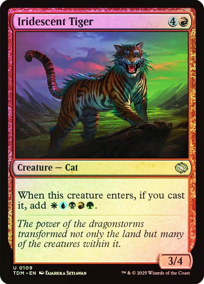 Iridescent Tiger | Tarkir: Dragonstorm | Star City Games Iridescent Tiger | Tarkir: Dragonstorm | Star City Games